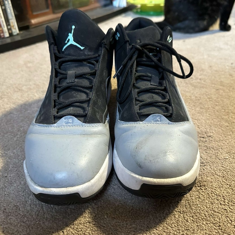 Air Jordan Black and Gray Sneakers